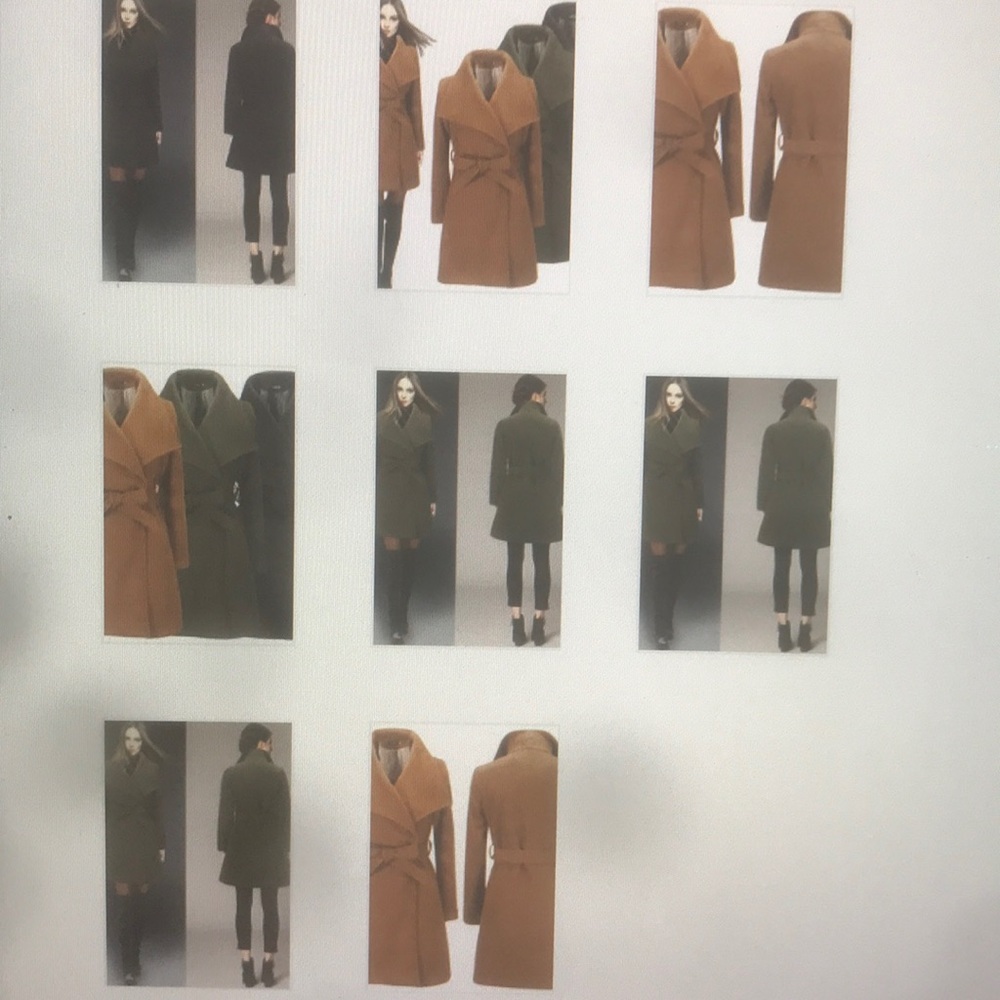 Ladies woollen trench coat new design